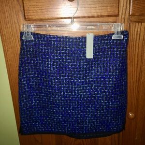 NWT J CREW WOVEN MINI SKIRT SIZE 2